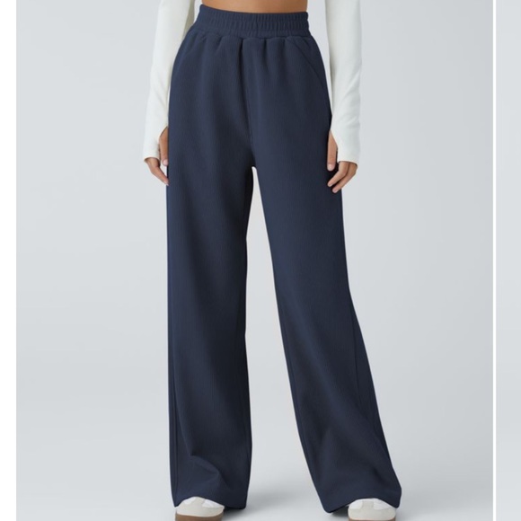 HALARA Pants - Halara High Waisted Side Pocket Straight Leg Mop Corduroy Casual Pants XS Petite